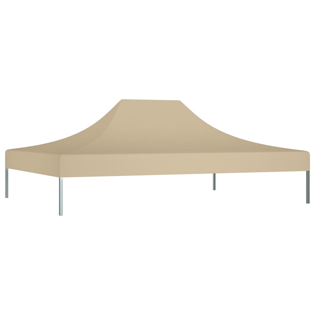 Toit de tente de réception 4x3 m Beige 270 g/m²