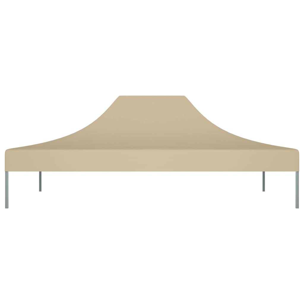 Toit de tente de réception 4x3 m Beige 270 g/m²