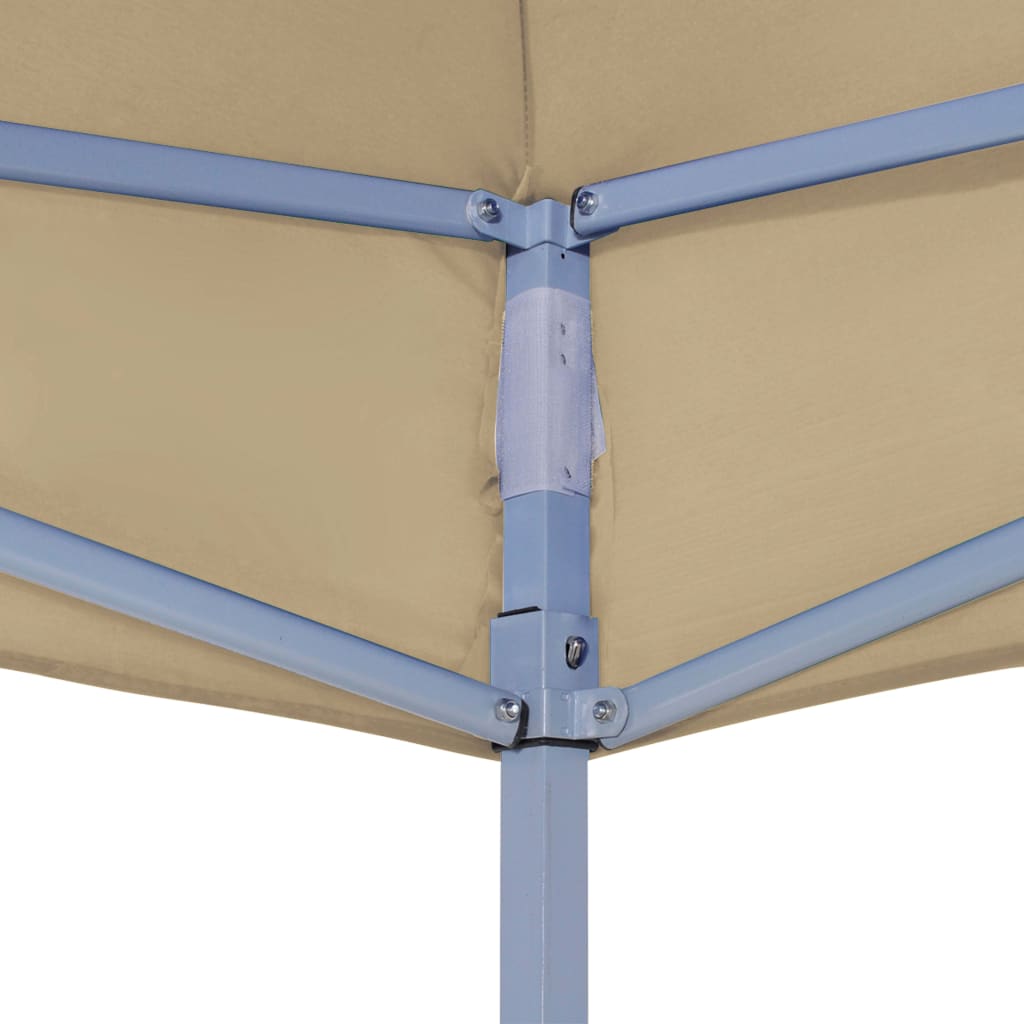 Toit de tente de réception 4x3 m Beige 270 g/m²