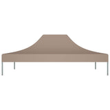 Toit de tente de réception 4x3 m Taupe 270 g/m²