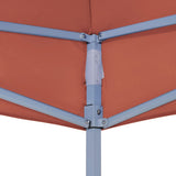 4x3 m reception tent roof Terracotta 270 g/m²