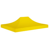 Toit de tente de réception 4x3 m Jaune 270 g/m²