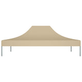 Toit de tente de réception 4,5x3 m Beige 270 g/m²