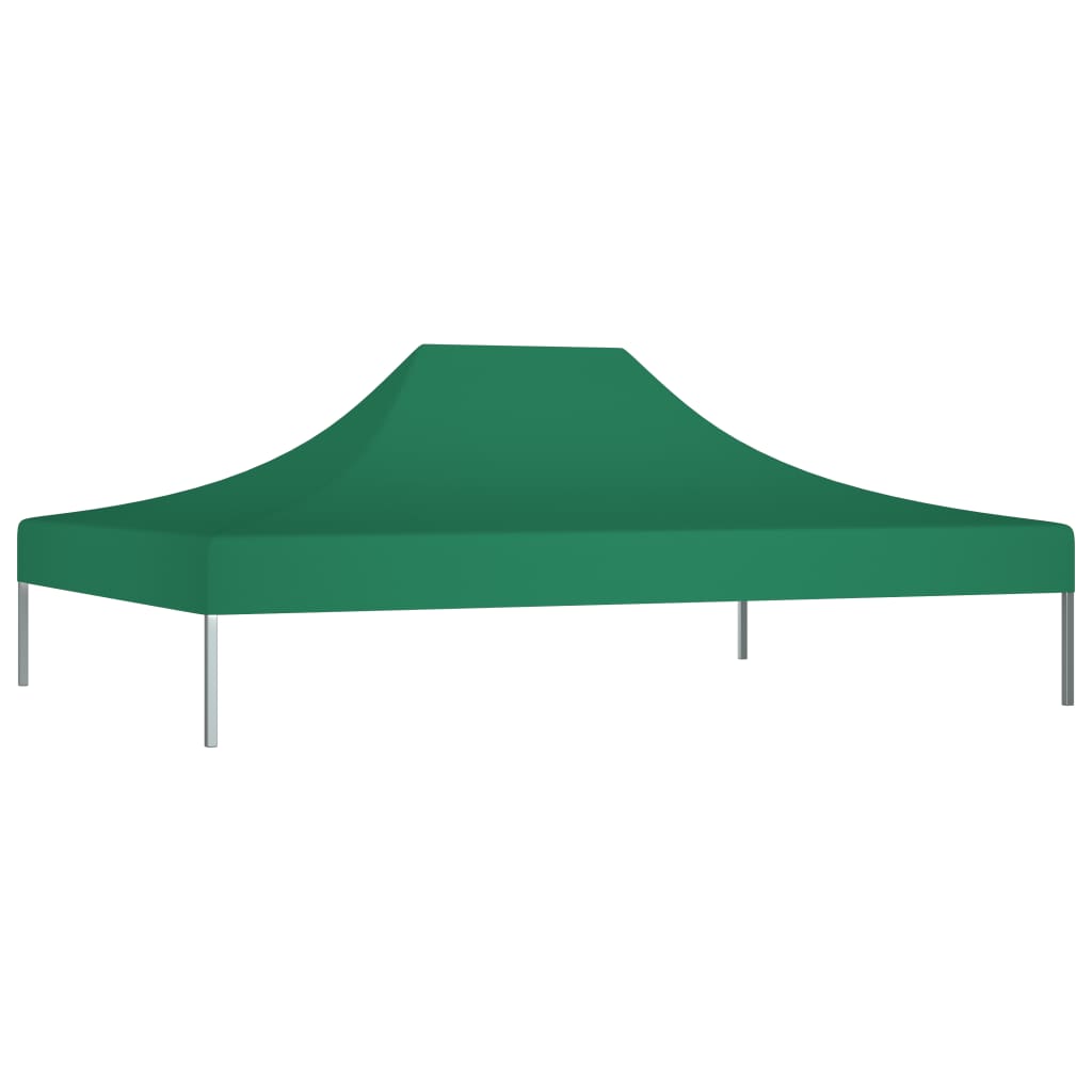 Toit de tente de réception 4,5x3 m Vert 270 g/m²