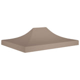 Toit de tente de réception 4,5x3 m Taupe 270 g/m²