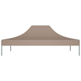 Toit de tente de réception 4,5x3 m Taupe 270 g/m²