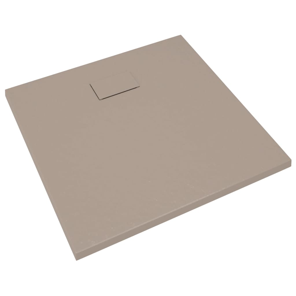 Receveur de douche SMC Marron 90x80 cm