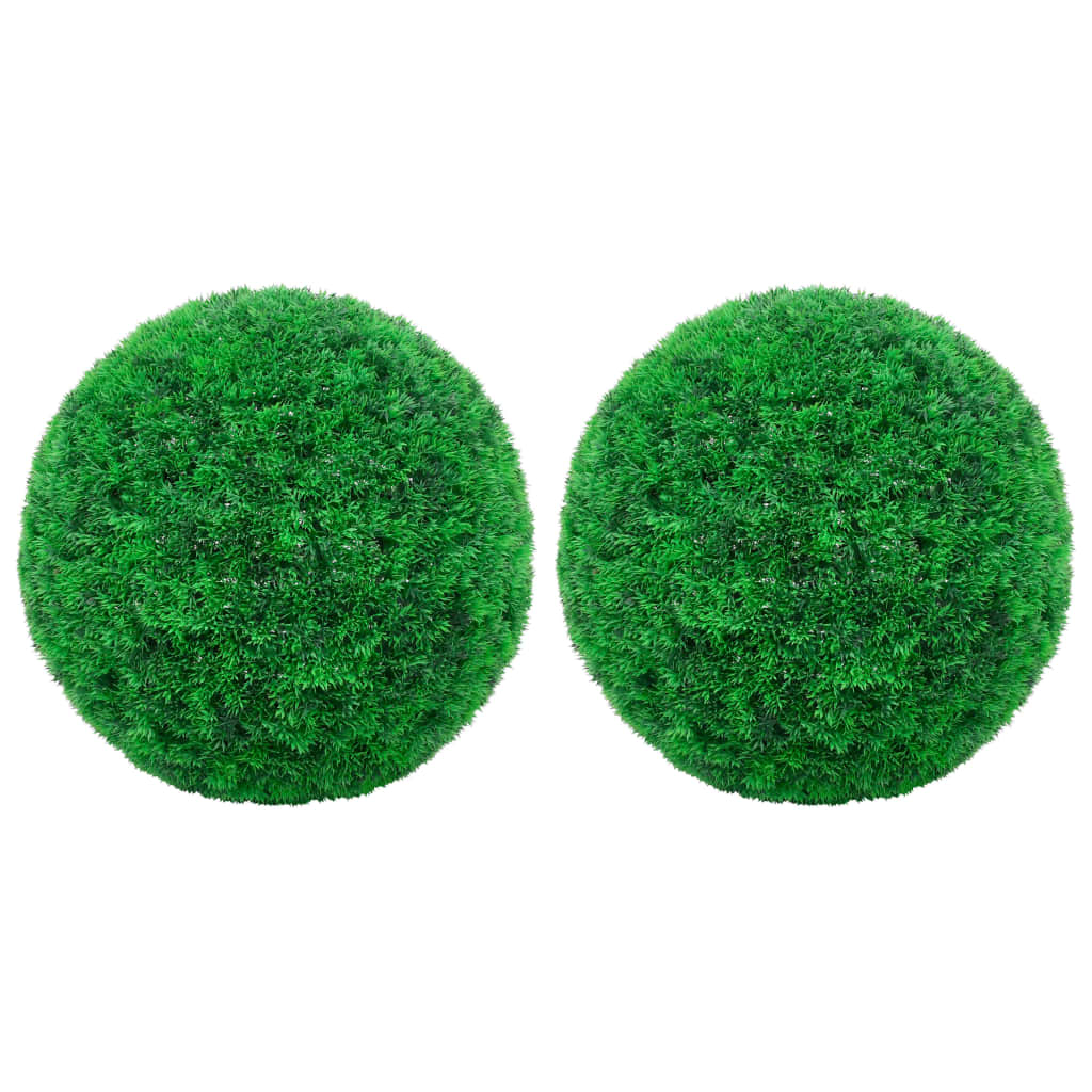 Boules de buis artificielles 2 pcs 45 cm