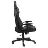 Grey PVC Swivel Gaming Chair