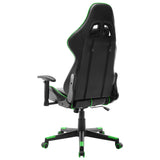 Chaise de jeu Noir et vert Cuir artificiel