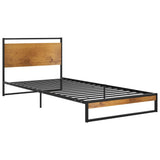 Bed frame without mattress metal 90x200 cm