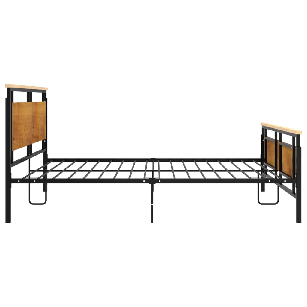 Cadre de lit sans matelas métal 200x200 cm