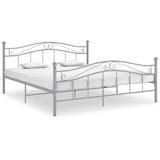 Grey Metal Bed Frame 180x200 cm