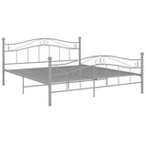 Grey Metal Bed Frame 180x200 cm