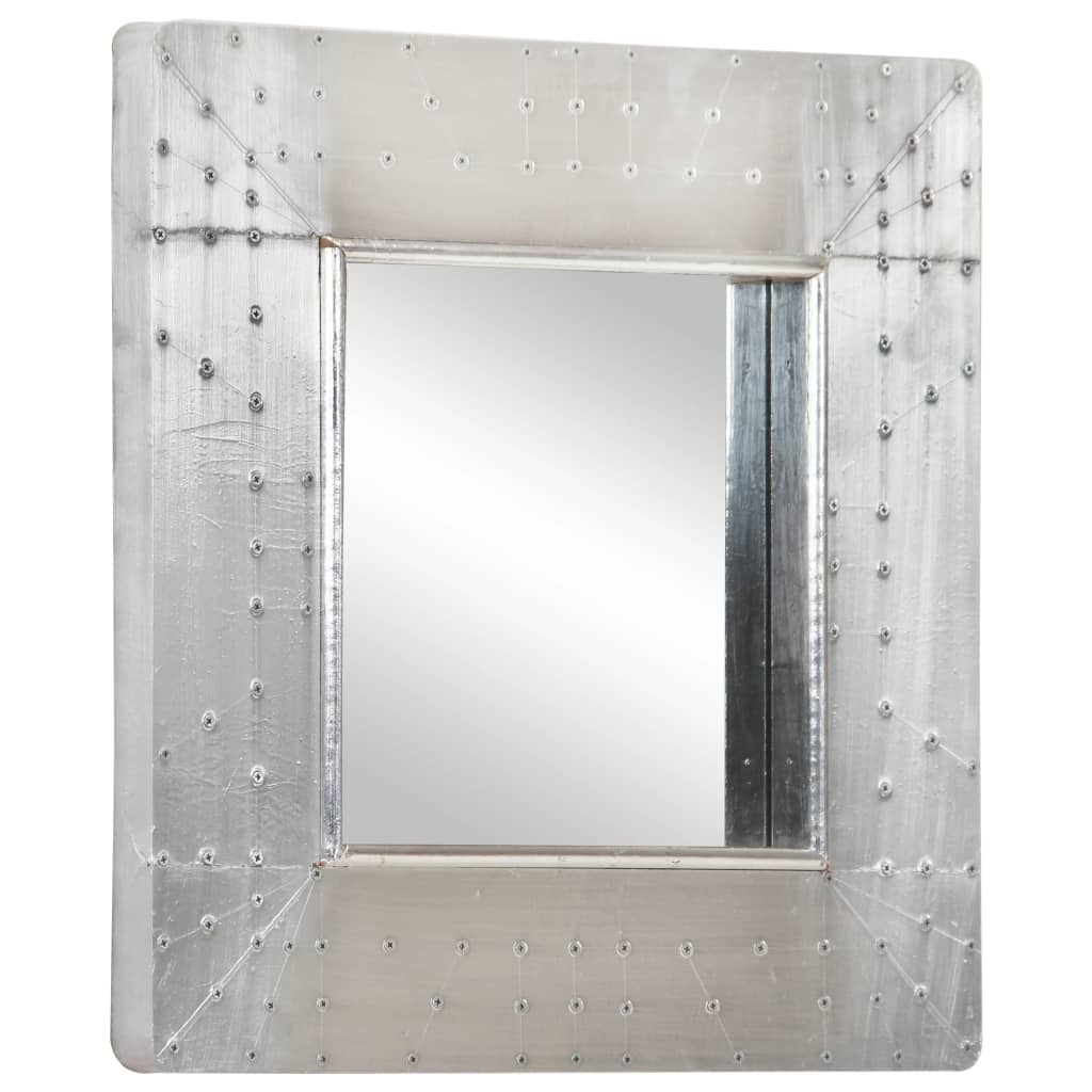 Miroir de style aviation 50x50 cm Métal