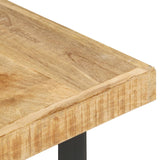 Couchtisch 142x90x42 cm Massives Mangoholz