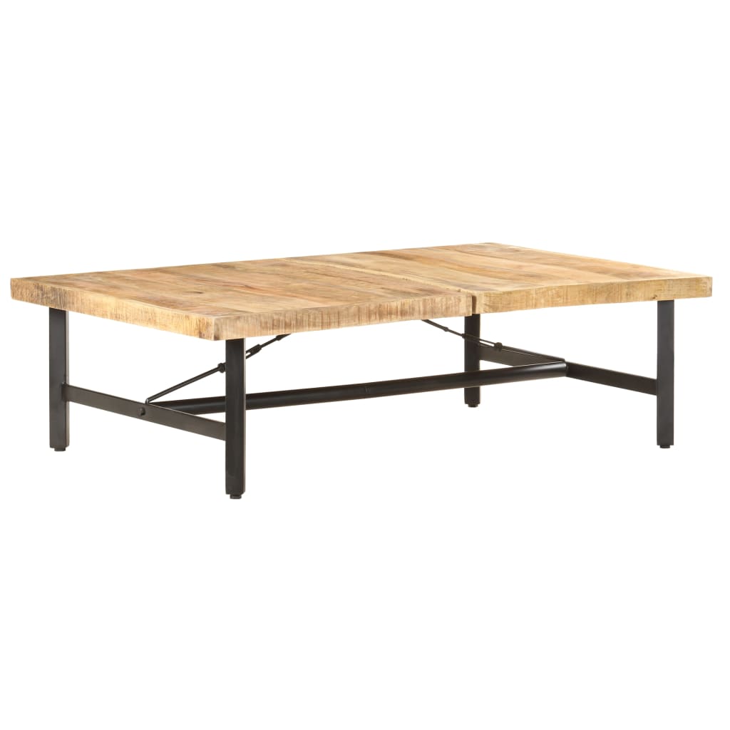 Table basse 142x90x42 cm Bois de manguier massif