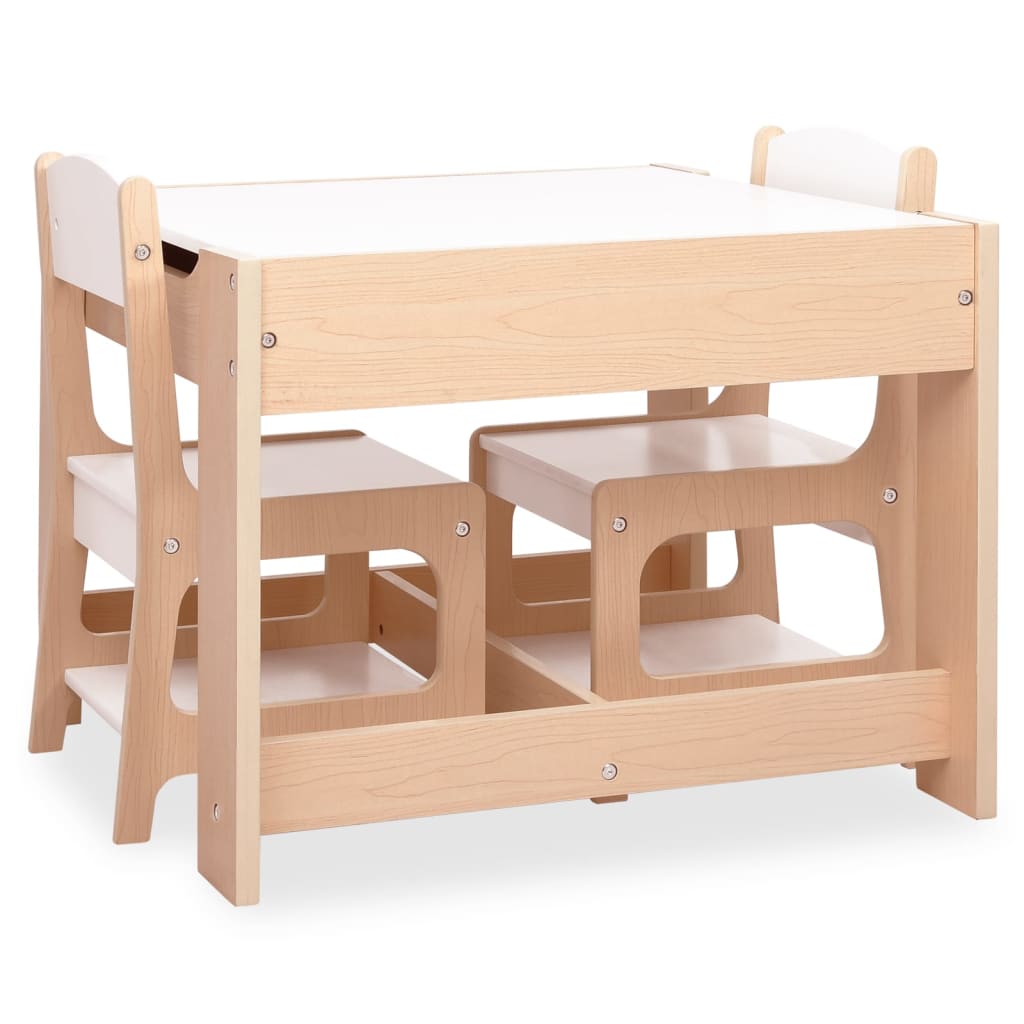 Table pour enfants avec 2 chaises MDF