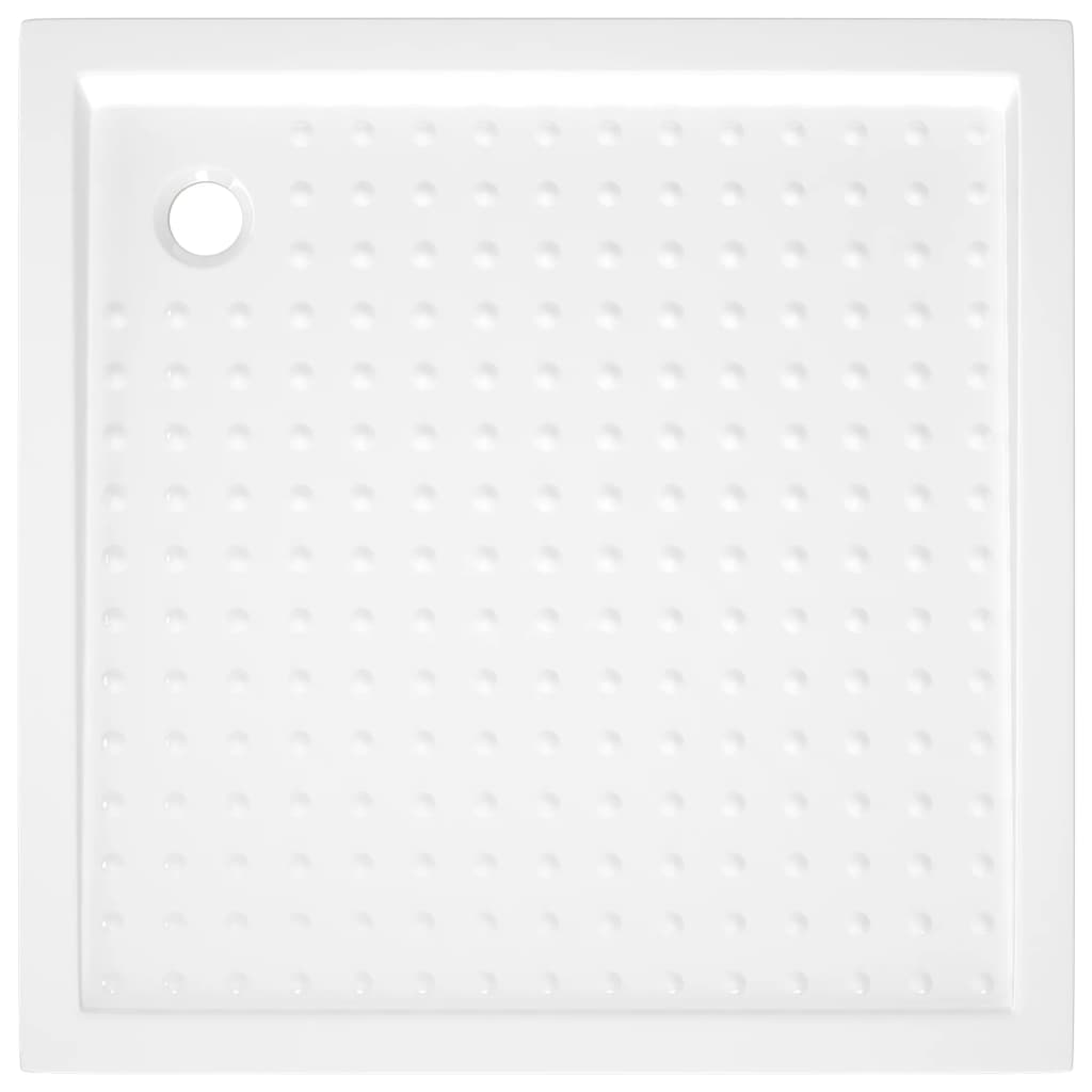 Receveur de douche avec picots Blanc 90x90x4 cm ABS