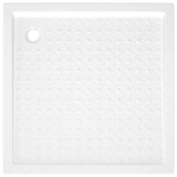 Receveur de douche avec picots Blanc 90x90x4 cm ABS