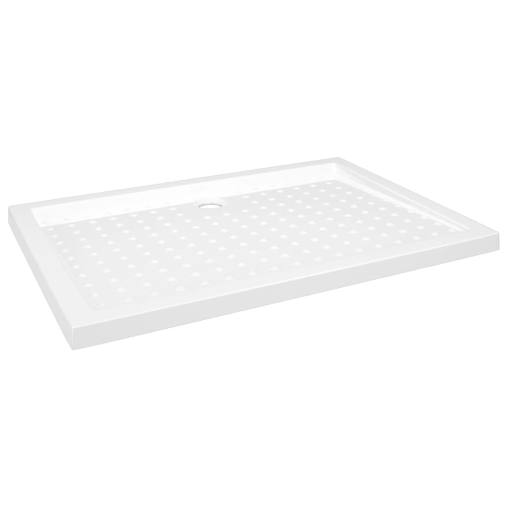 Receveur de douche avec picots Blanc 70x100x4 cm ABS