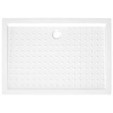 Receveur de douche avec picots Blanc 70x100x4 cm ABS