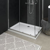 Receveur de douche avec picots Blanc 70x100x4 cm ABS