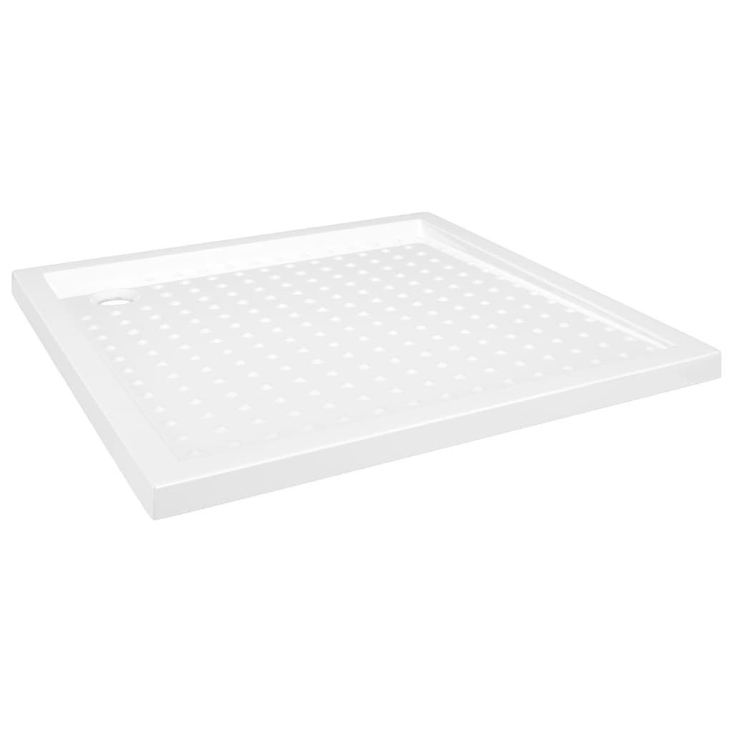 Receveur de douche avec picots Blanc 80x80x4 cm ABS