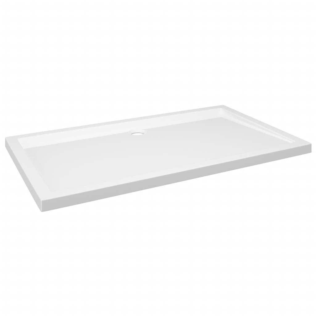 Receveur de douche rectangulaire ABS Blanc 70x120 cm