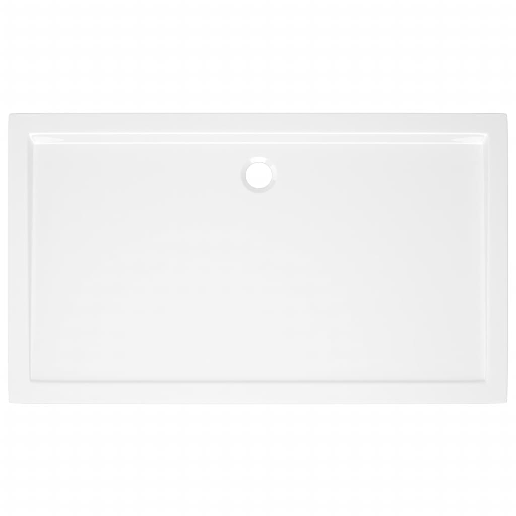 Receveur de douche rectangulaire ABS Blanc 70x120 cm