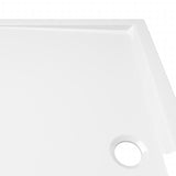 Receveur de douche rectangulaire ABS Blanc 70x120 cm