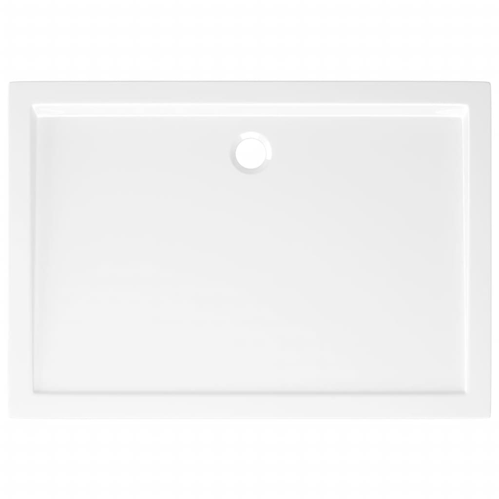 Receveur de douche rectangulaire ABS Blanc 70x100 cm