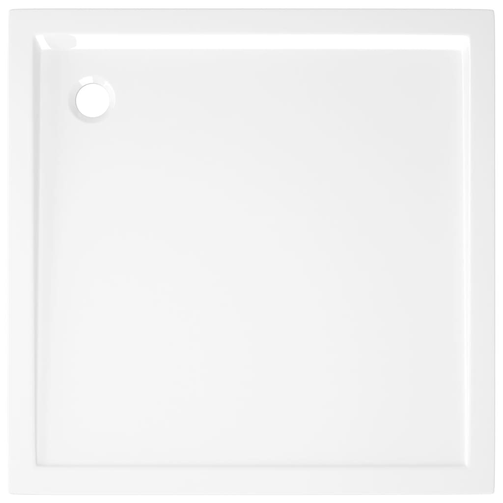 Receveur de douche carré ABS Blanc 80x80 cm