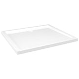 White ABS rectangular shower tray 80x90 cm