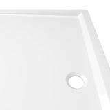 White ABS rectangular shower tray 80x90 cm