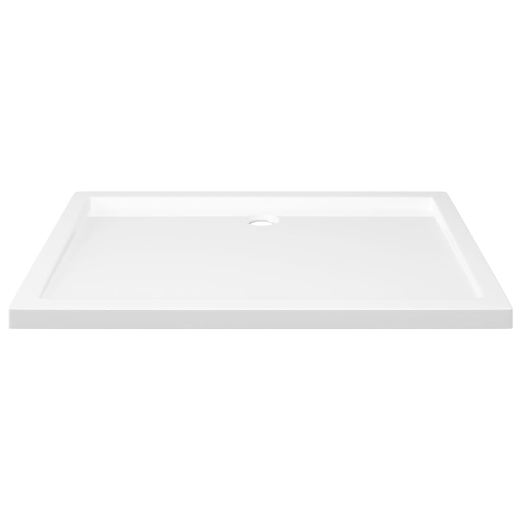 White ABS rectangular shower tray 80x110 cm