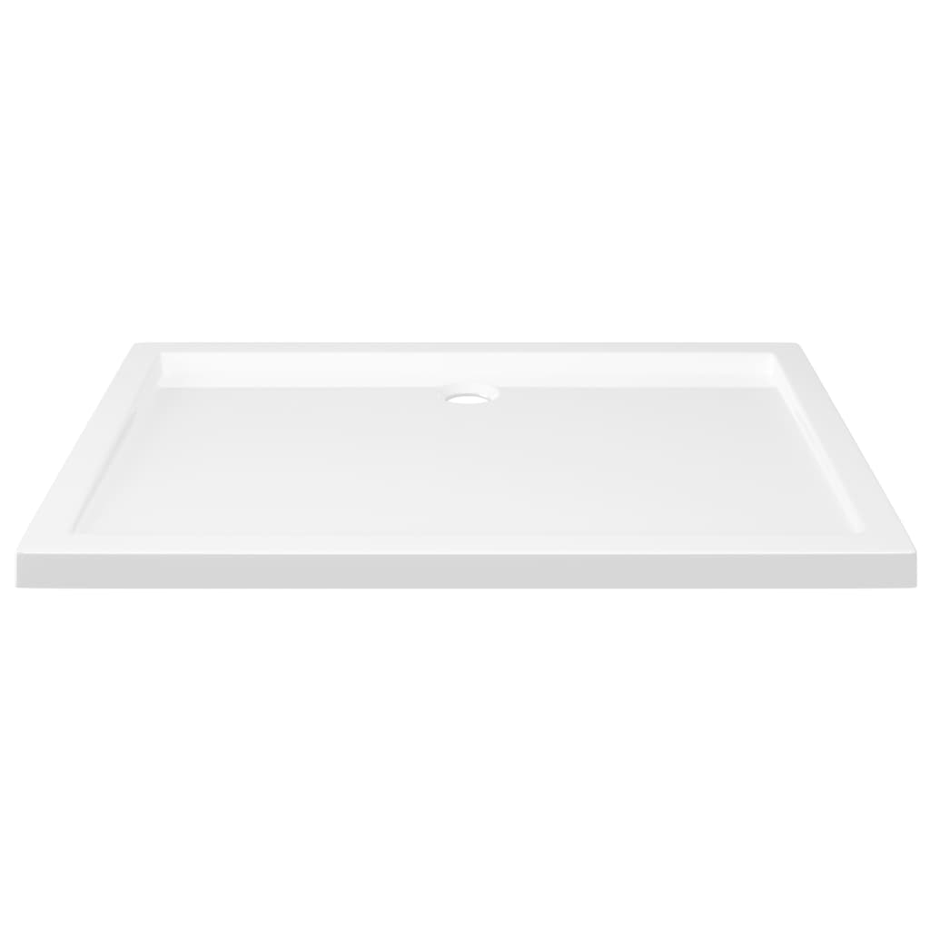 White ABS rectangular shower tray 80x110 cm