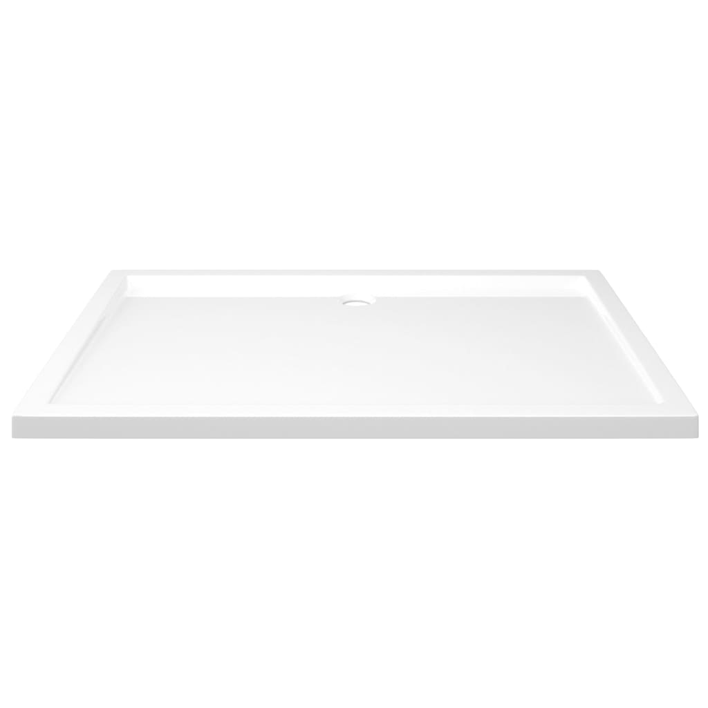 Receveur de douche rectangulaire ABS Blanc 80x120 cm