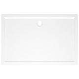 Receveur de douche rectangulaire ABS Blanc 80x120 cm