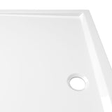 Receveur de douche rectangulaire ABS Blanc 80x120 cm