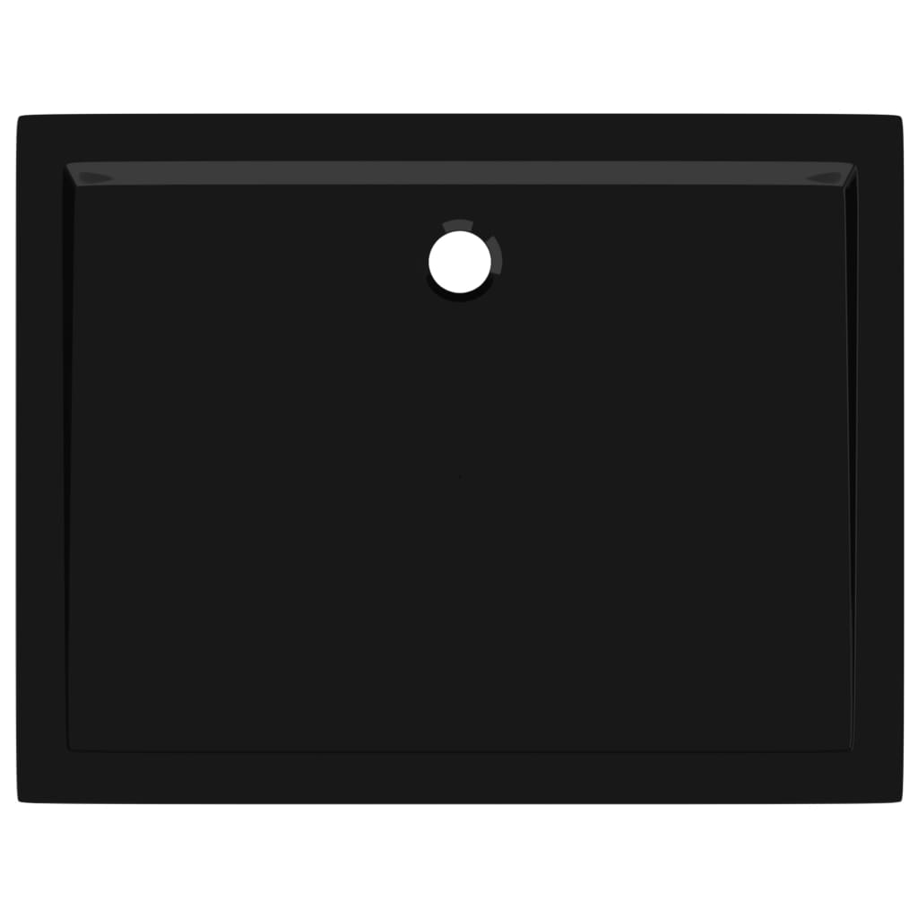 Receveur de douche rectangulaire ABS Noir 70x90 cm