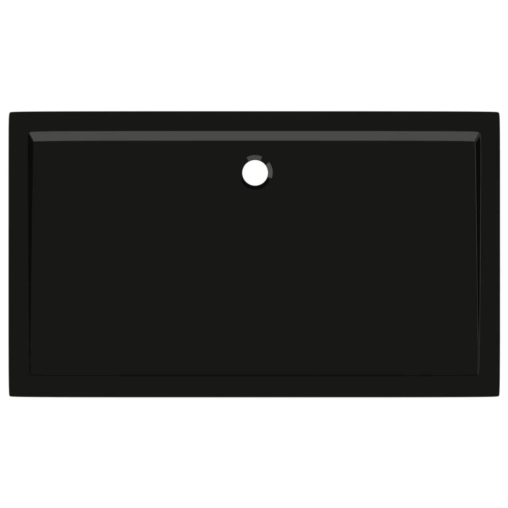 Receveur de douche rectangulaire ABS Noir 70x120 cm