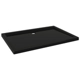 Receveur de douche rectangulaire ABS Noir 70x100 cm