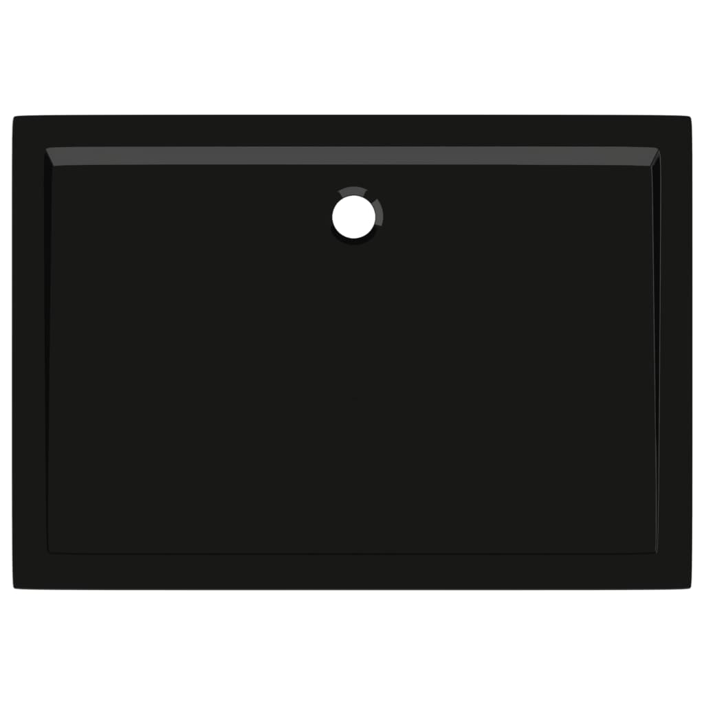 Receveur de douche rectangulaire ABS Noir 70x100 cm