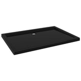 Receveur de douche rectangulaire ABS Noir 80x110 cm