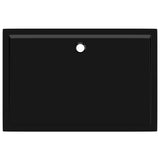 Receveur de douche rectangulaire ABS Noir 80x120 cm