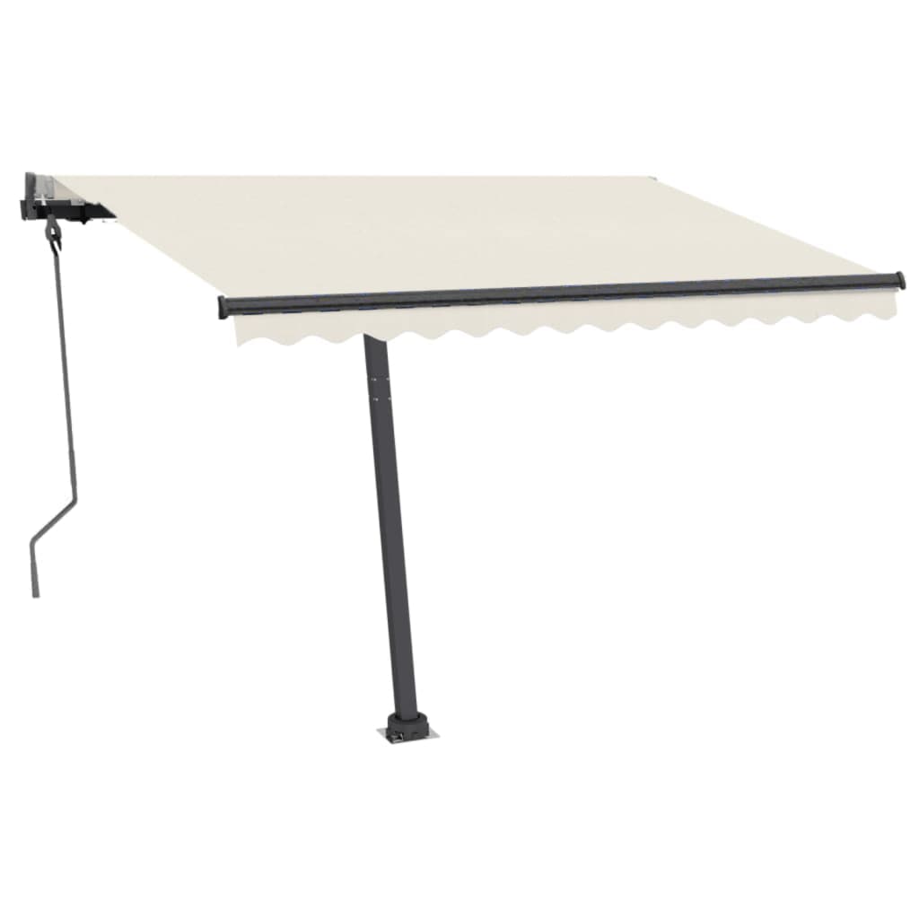 Jeu de poteaux d'auvent anthracite 300x245 cm fer