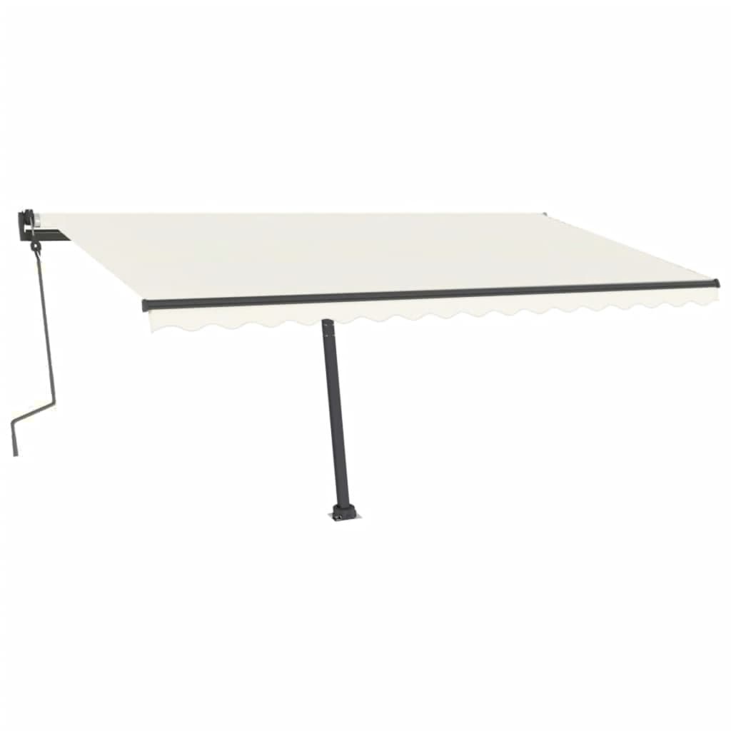 Jeu de poteaux d'auvent anthracite 450x245 cm fer