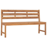 Banc de jardin 150 cm Bois de teck solide