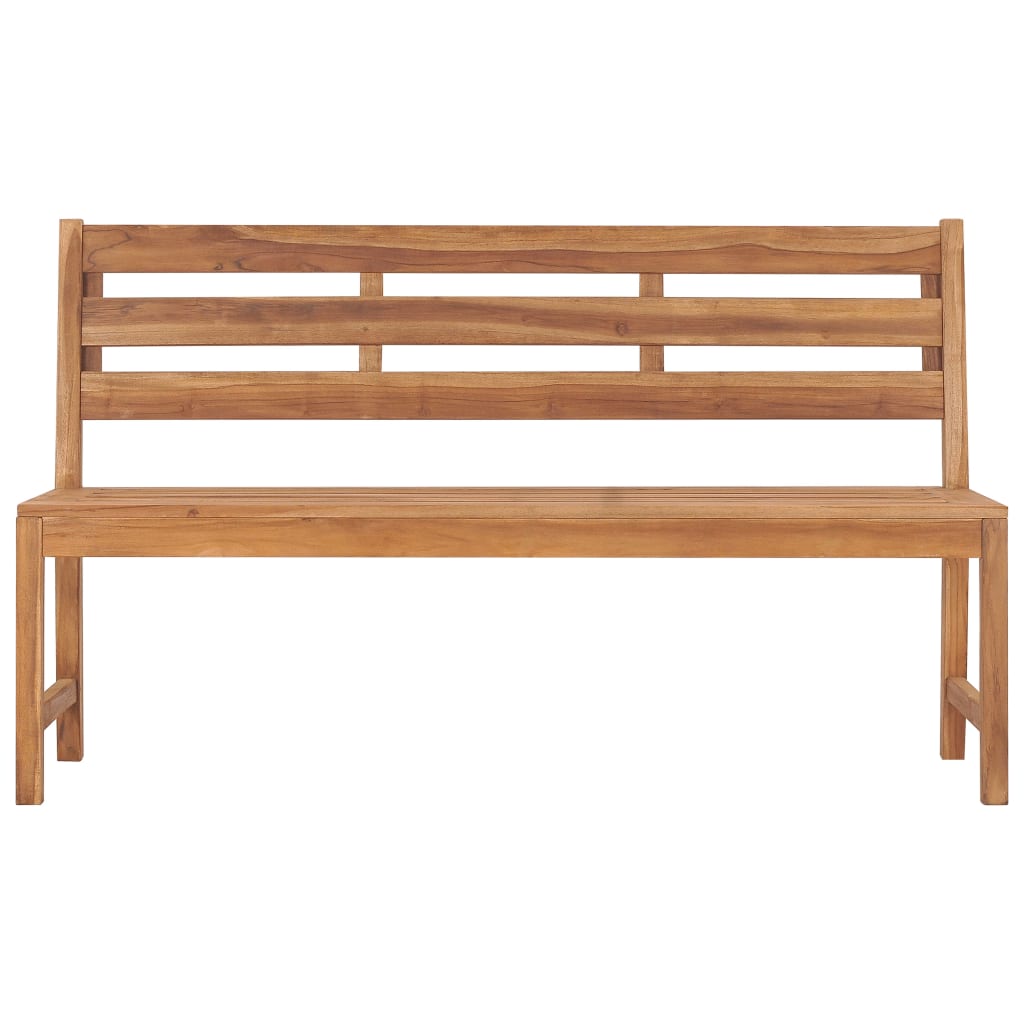 Banc de jardin 150 cm Bois de teck solide